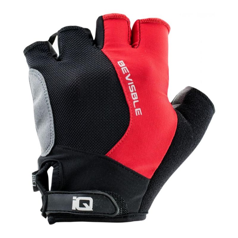 red cycling gloves